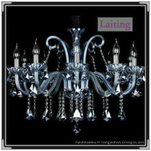 Antique black handmade crystal chandelier